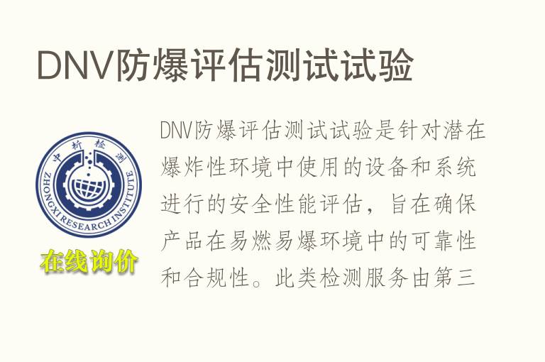 DNV防<font color='red'>爆</font>评估测试试验